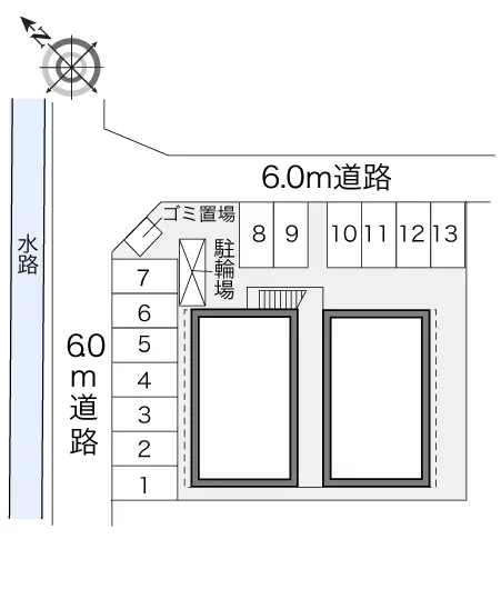 ★手数料０円★尾道市高須町　月極駐車場（LP）